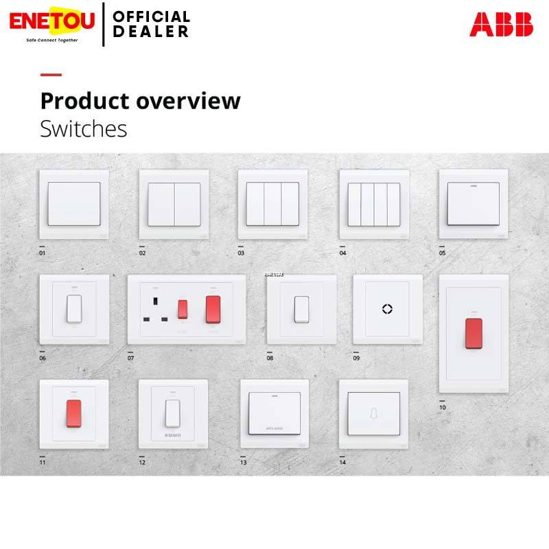ABB INORA 1G 1WAY SWITCH
